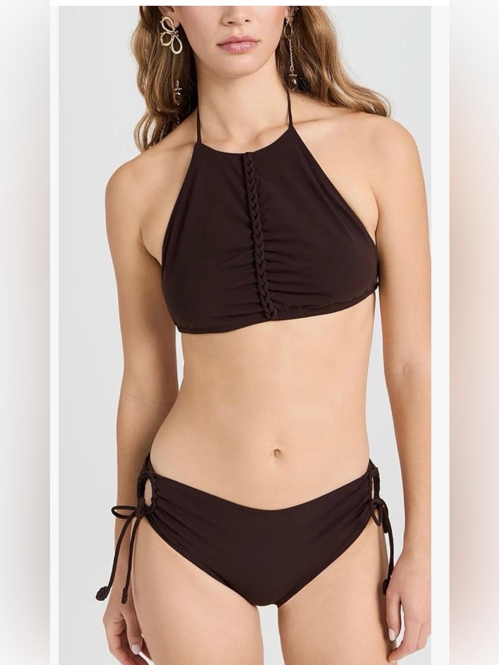 Ulla Johnson Alden Bikini Bottoms in Espresso Size Small Brand New - Picture 2 of 8